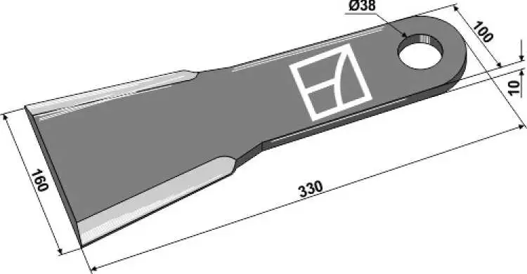 Messer 330mm